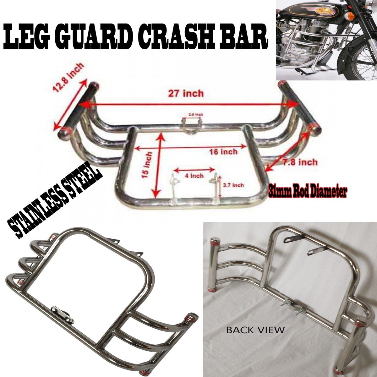 Leg Guards and Body Guards for Scooters and Motorcycles