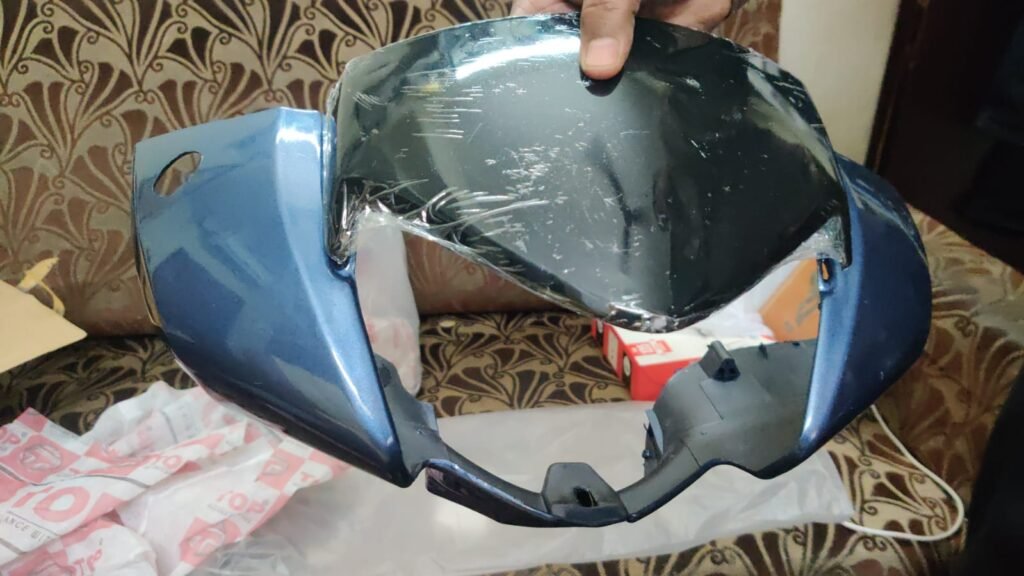 Honda Activa 125 BS4 Head Light Visor Blue