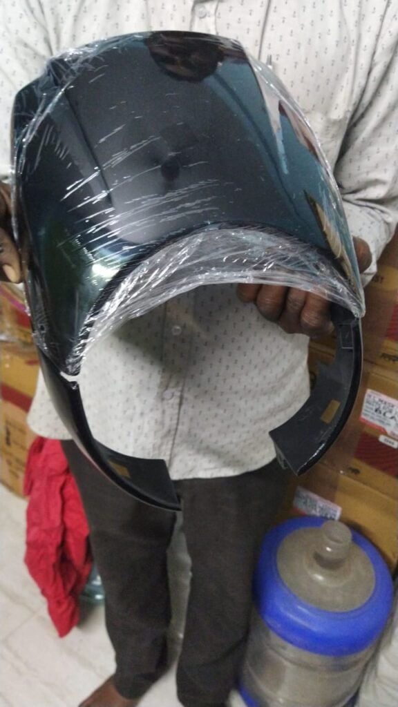 Bajaj Boxer Head Light Visor mask fairing