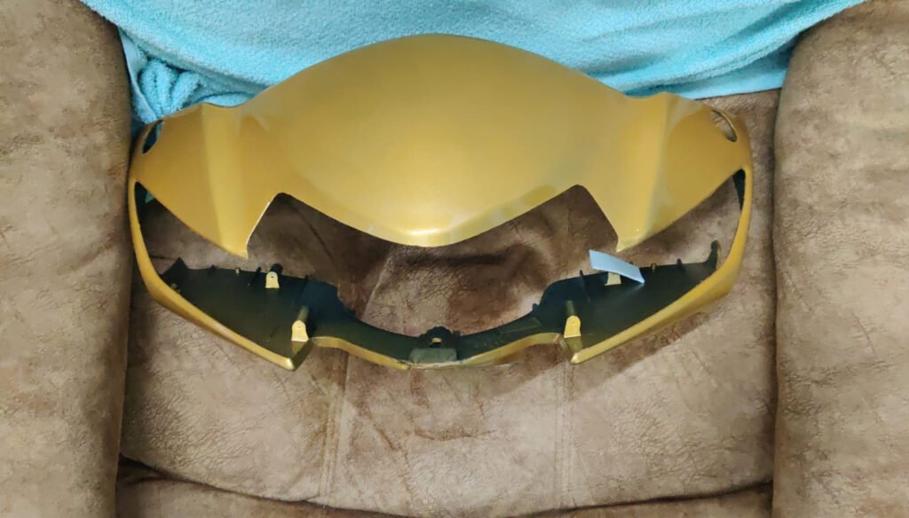 Honda Activa 5g LED Visor Yellow