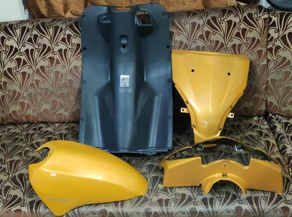 Honda Activa Innerbody, Visor, Nose and Mudguard Yellow