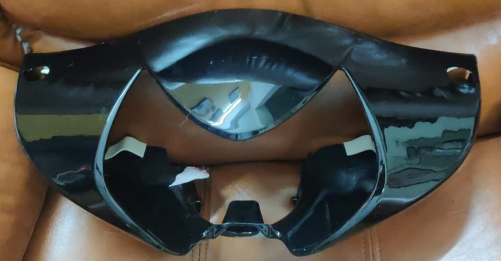 Honda Aviator Head Light Visor Mask fairing black