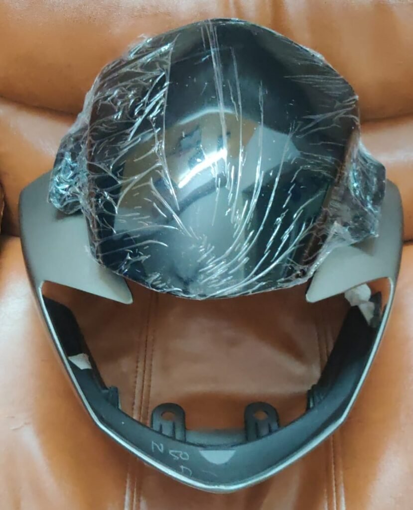 TVS Apache RTR Headlight Visor Grey