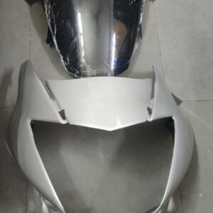 TVS Apache RTR Headlight Visor Silver