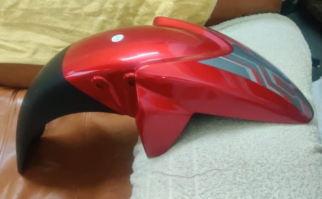 TVS Apache RTR Mudguard Red