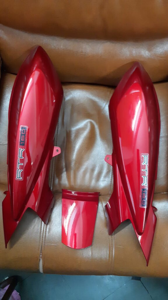 TVS Apache RTR Tail panel Red