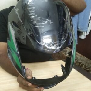Bajaj Caliber Head light Visor Mask Fairing Black Green